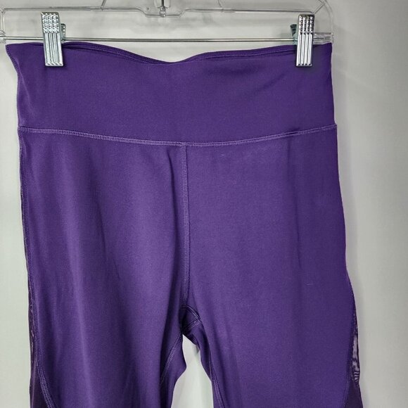 Aritzia The Constant Acosta Pant Leggings Mesh Panels Medium Purple Women's - Picture 6 of 12